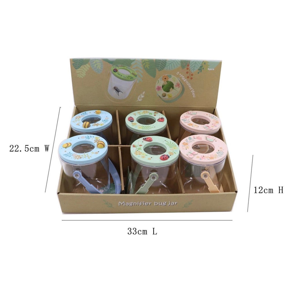WOODEN MAGNIFIER BUG JAR REFRESH