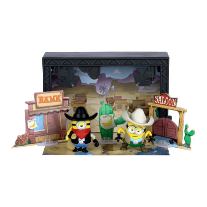 MINIONS 3 MINI FIG 2PK OLD WESTERN STAGE