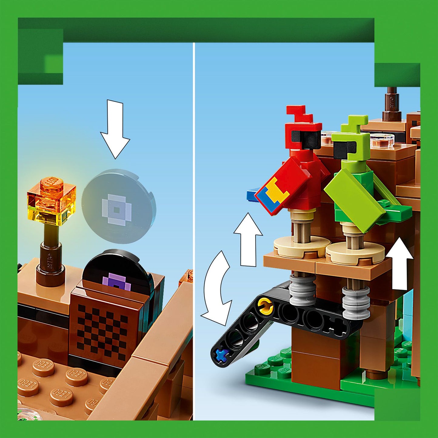 LEGO 21282 MINECRAFT THE PARROT HOUSE