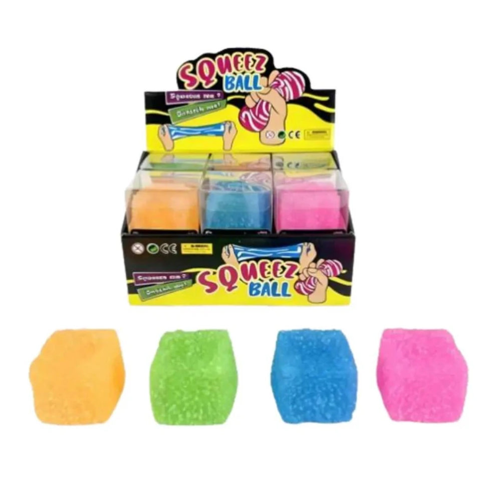 SQUEEZE BALL TEXTURED CUBE