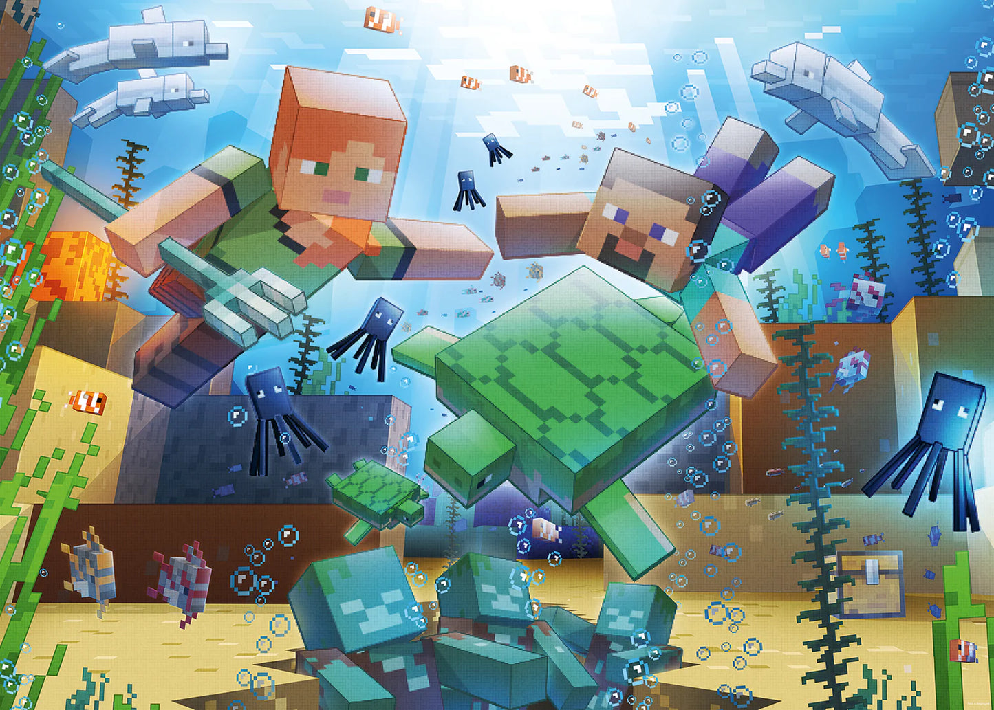 PUZZLE 1000PC MINECRAFT MOSAIC NEW