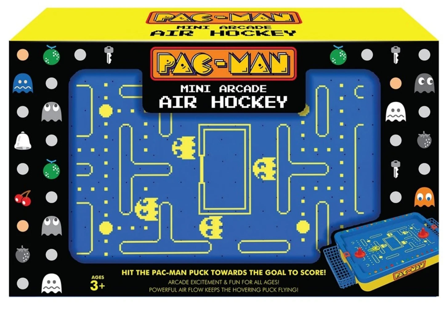 GAME ARCADE MINI AIR HOCKEY PAC-MAN