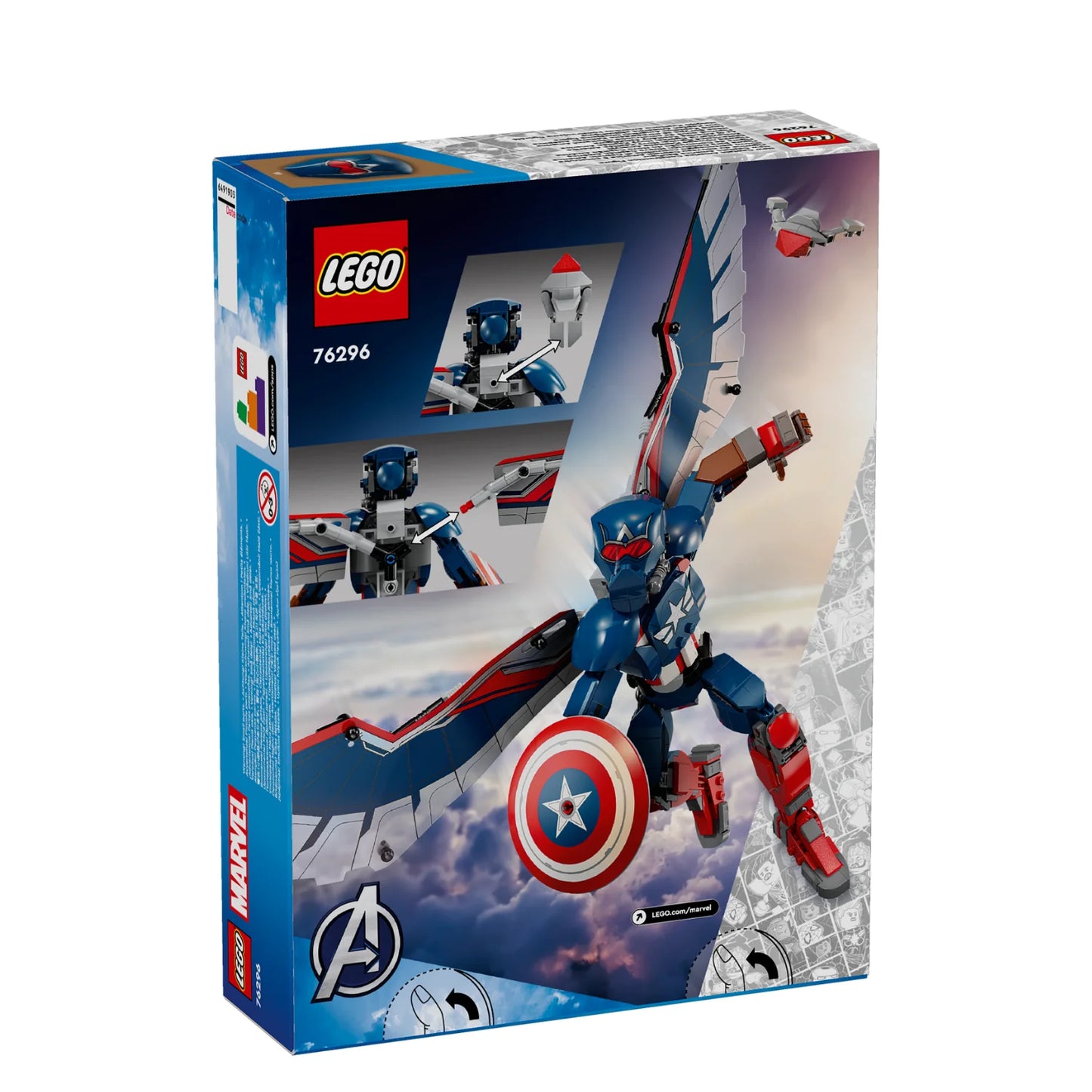 LEGO 76296 S/H NEW CAPT AMERICA FIGURE