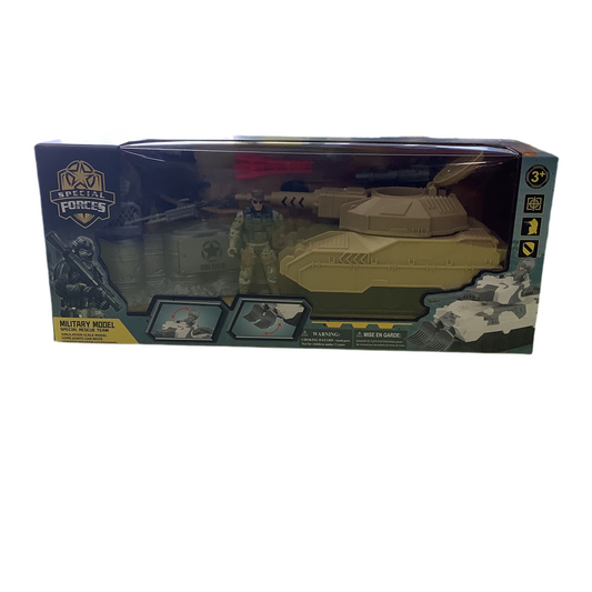 MILITARY FIGURES & VEHICLES PLAYSET SML