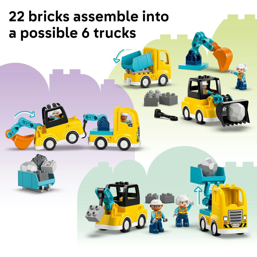 LEGO 10475 DUPLO 3 IN 1 CONSTRUCTION VEH