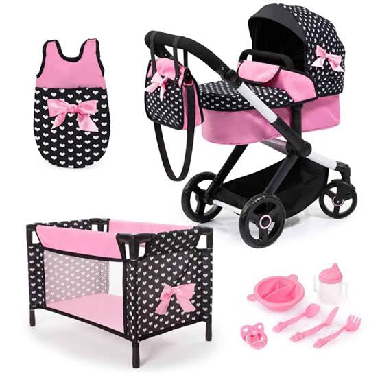 Bayer Doll Pram Xeo Mega Set