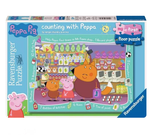 PUZZLE MY FIRST FLOOR COUNT WITH PEPPA
