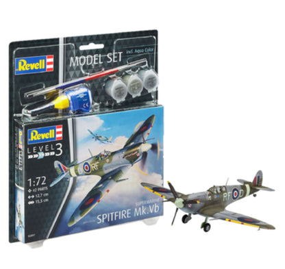REVELL 1:72 MODEL KIT SPITFIRE MK.VB SUB