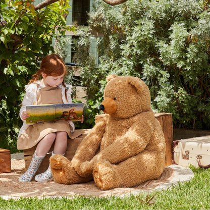 PILBEAM PLUSH TEDDY BEAR SITTING LARGE