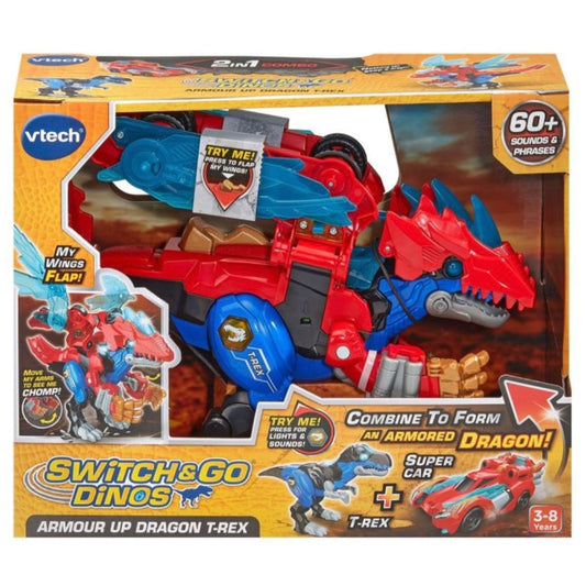 VTECH SWITCH & GO ARMOUR UP DRAGON T-REX