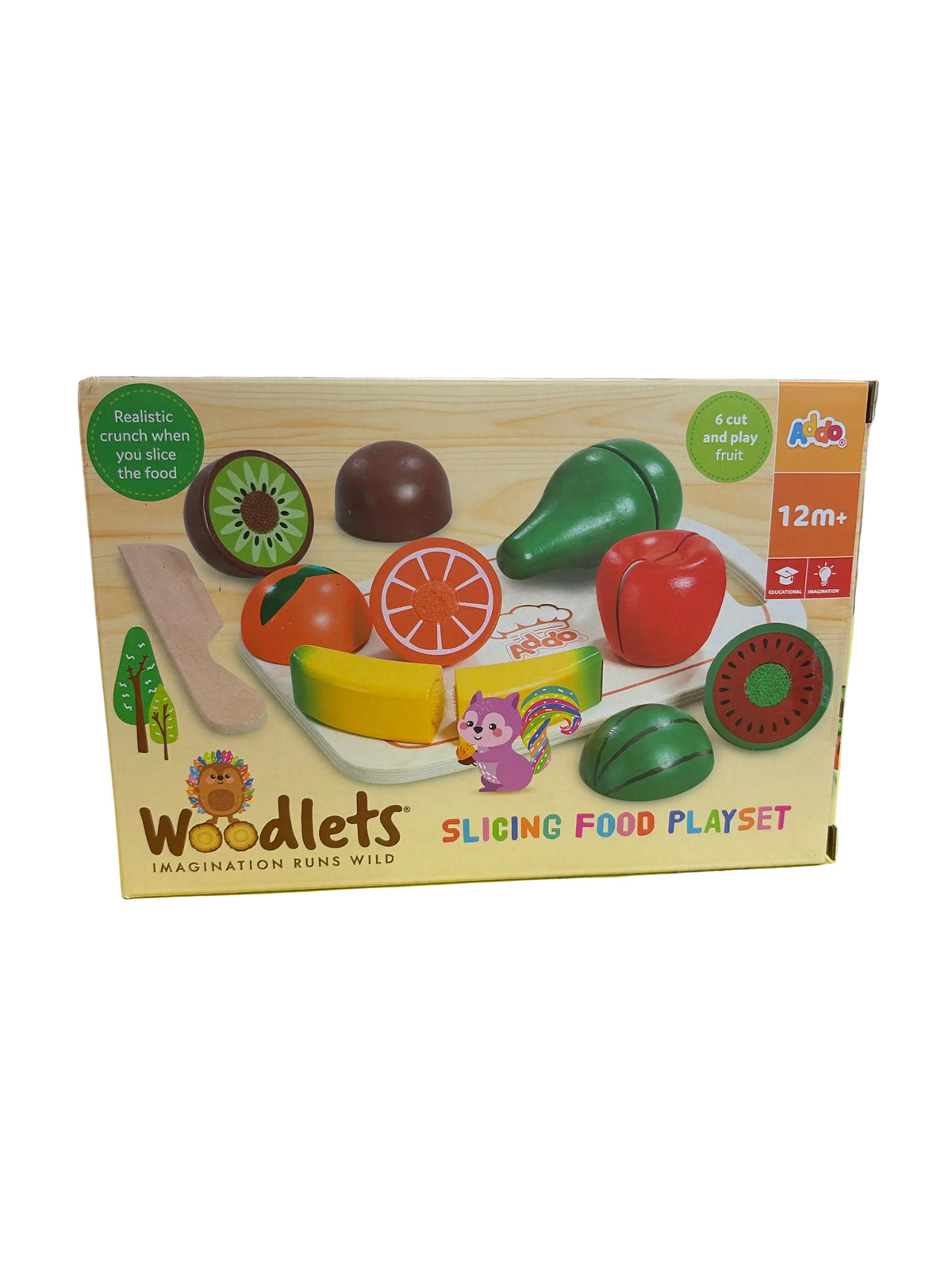 WOODLETS SLICING FOOD PLAYSET FRUIT