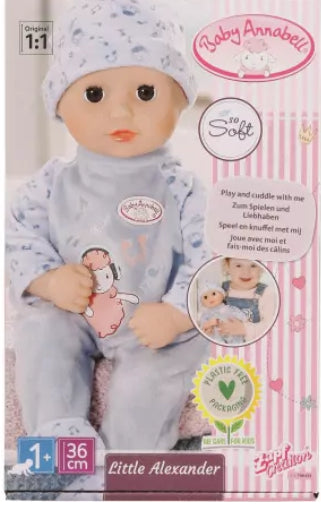 BABY ANNABELL LITTLE ALEXANDER 36CM CLOS
