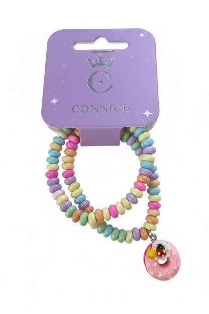 C/NICE HC12915 ICE CREAM/DONUT BRACELET