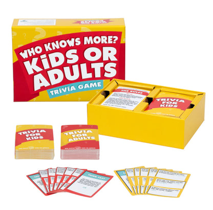 GAME WHO KNOWS MORE? KIDS OR ADULTS