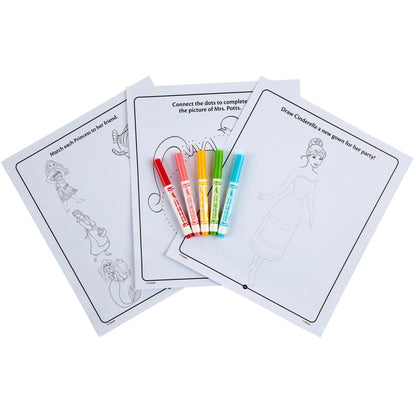 CRAYOLA CLR/STKR ACT SET PRINCESS