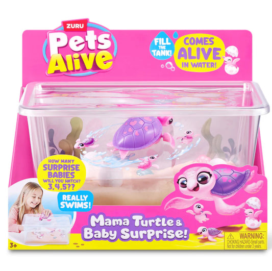 PETS ALIVE MAMA TURTLE SURPRISE PLAYSET