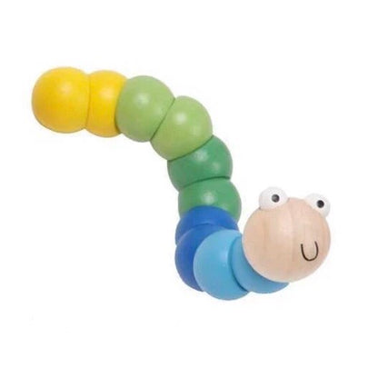 WOODEN JOINTED WORM SML