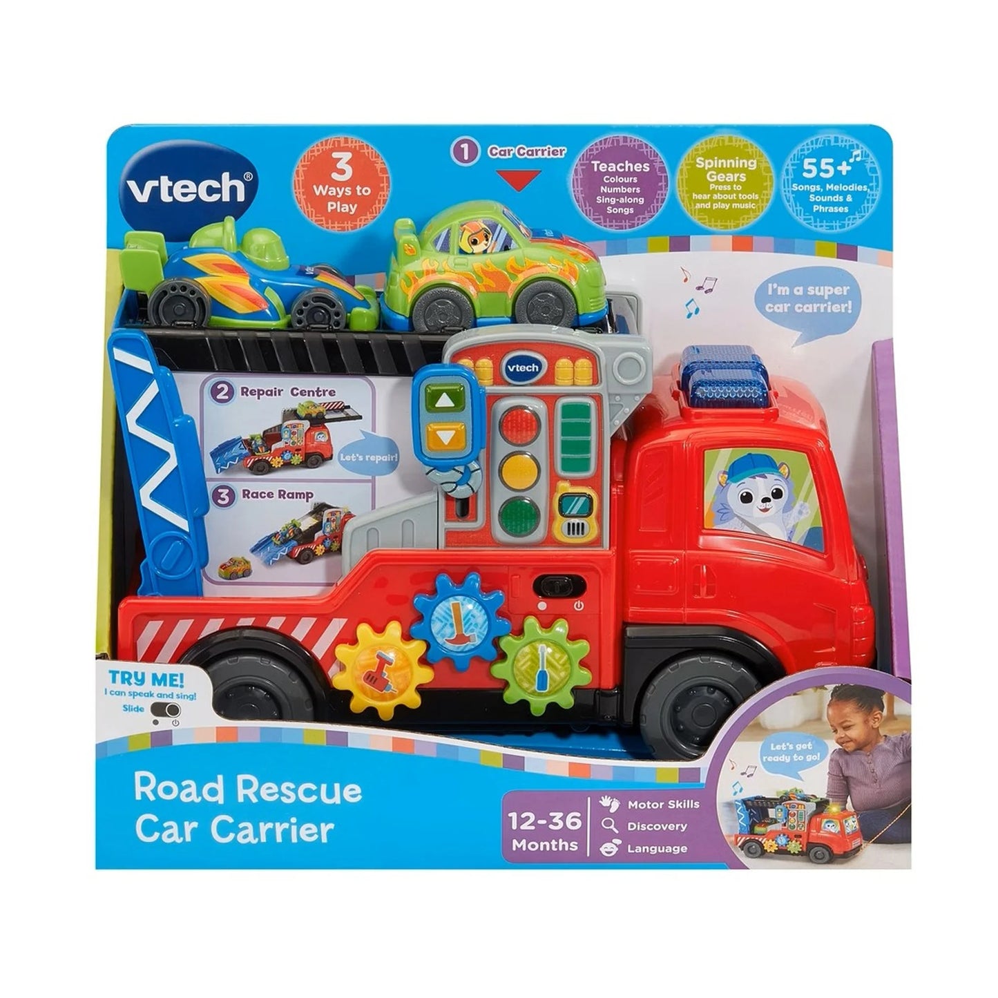 VTECH ROAD RESCUE CAR CARRIER