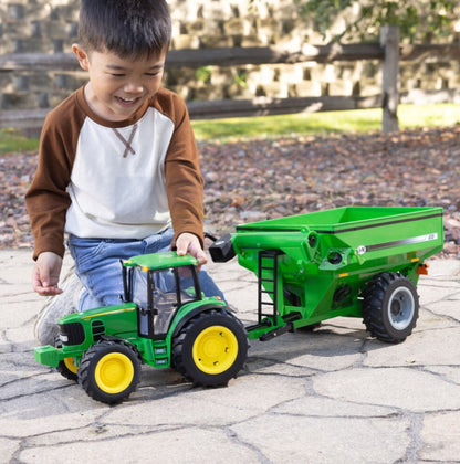 BIG FARM 1:16 7430 TRACTOR W GRAIN CART