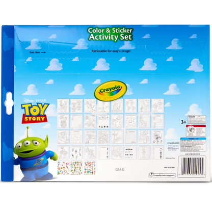 CRAYOLA CLR/STKR ACT SET TOY STORY 5