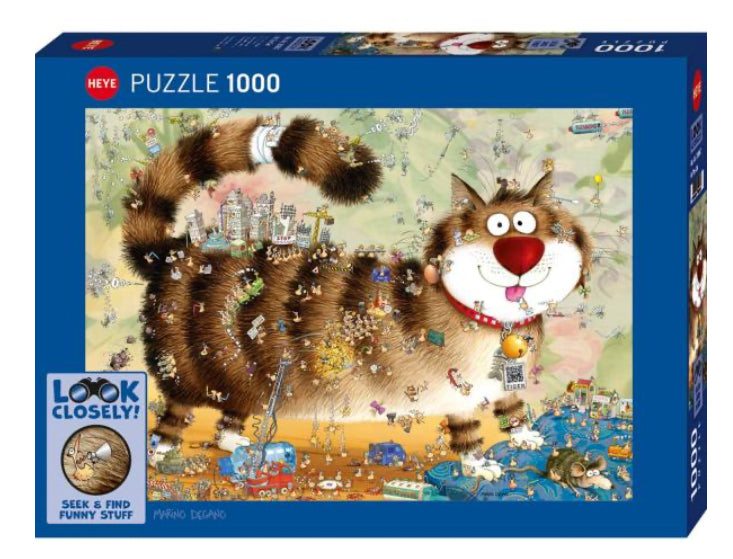 PUZZLE 1000PC HEYE LOOK CLOSELY AT CAT