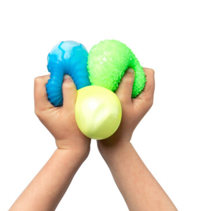 SENSORY MINDFUL MONSTER BALLS GRN/BLU/YE