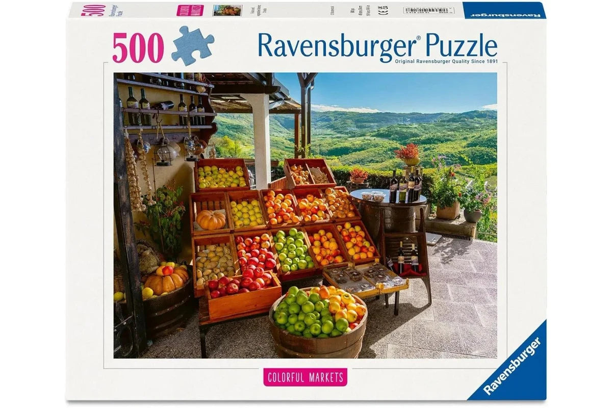 PUZZLE 500PC VEGETABLE MARKET