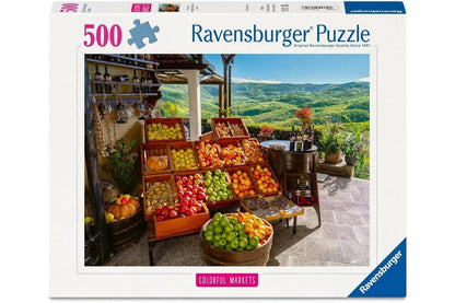 PUZZLE 500PC VEGETABLE MARKET