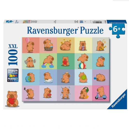 PUZZLE 100PC CAPYBARA