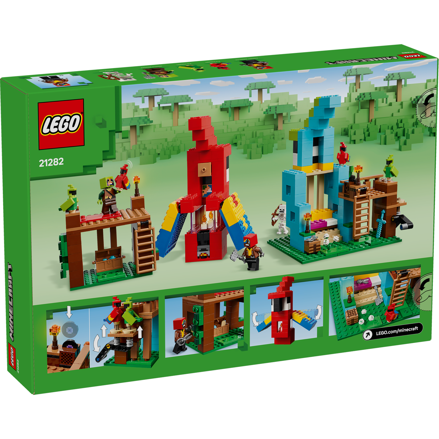 LEGO 21282 MINECRAFT THE PARROT HOUSE