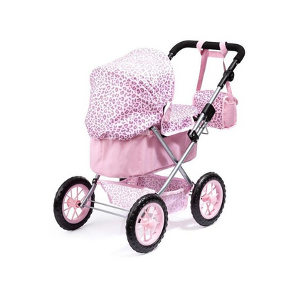 BAYER DOLL PRAM TRENDY LEOPARD PRINT