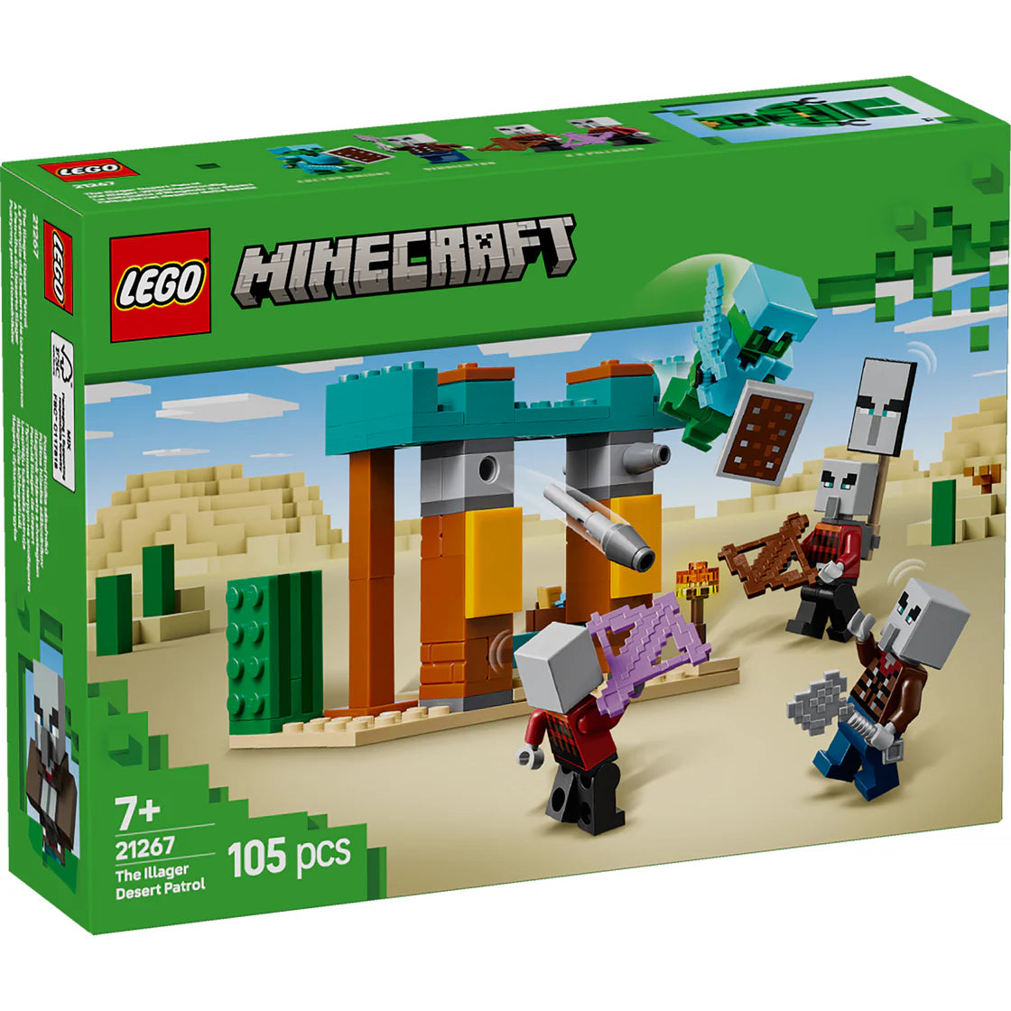 LEGO 21267 MINECRAFT ILLAGER DESERT