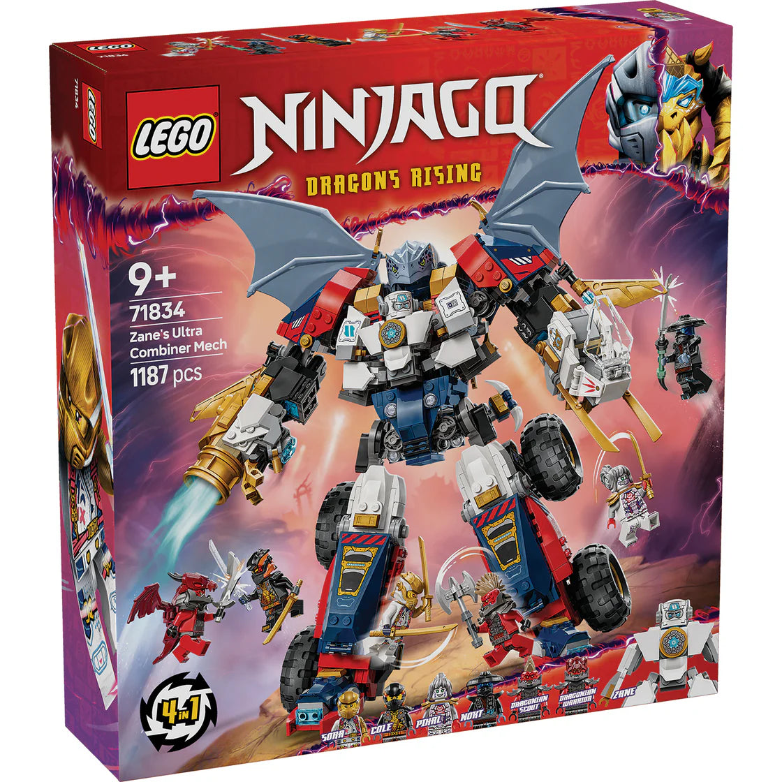 LEGO 71834 NINJAGO ZANE'S ULTRA COMBINER