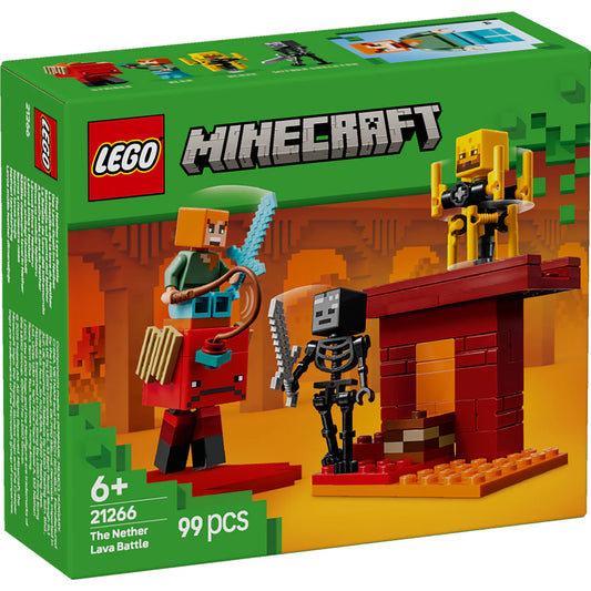 LEGO 21266 MINECRAFT NETHER LAVA BATTLE