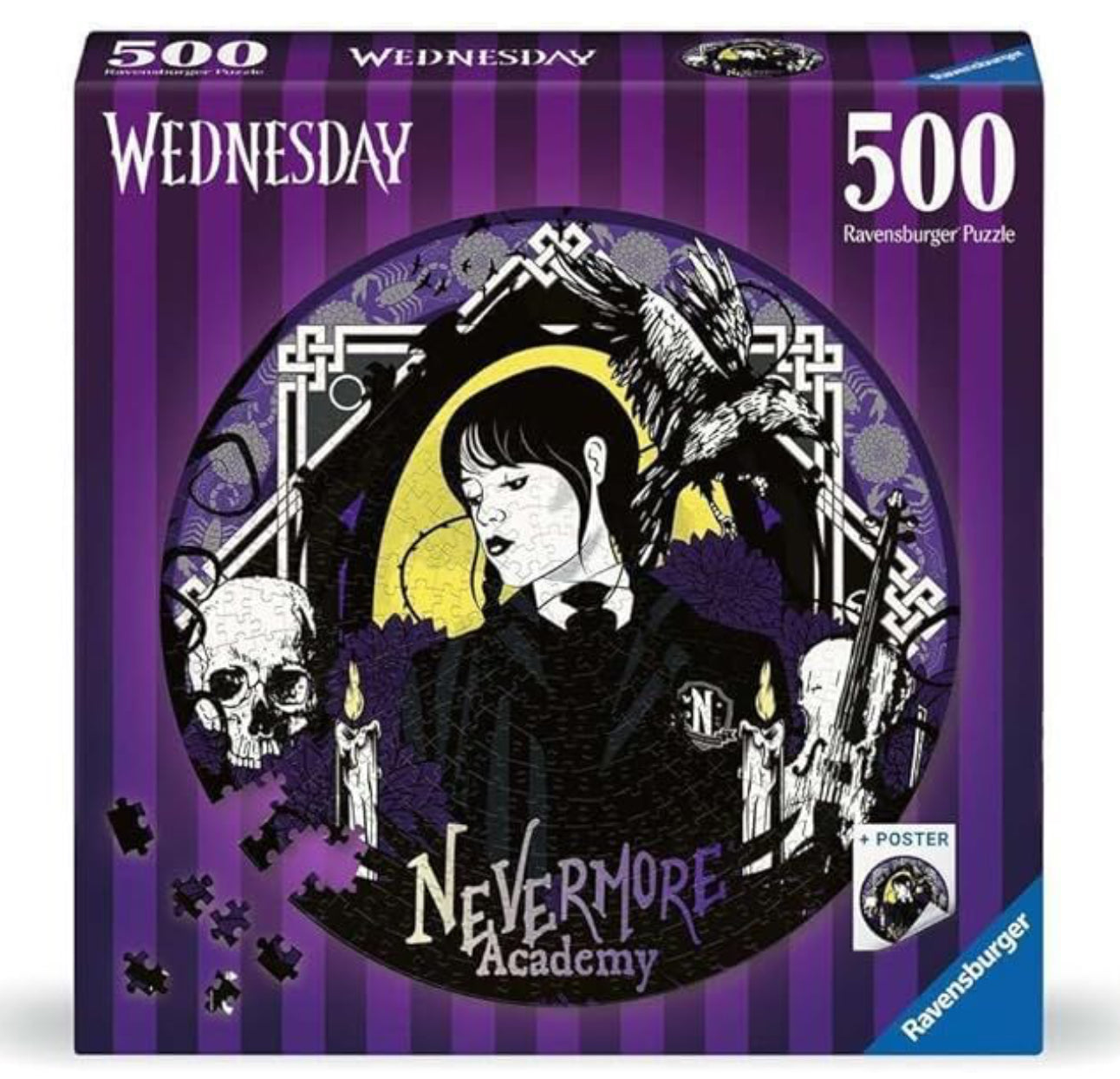 PUZZLE 500PC WEDNESDAY NEVERMORE ACADEMY