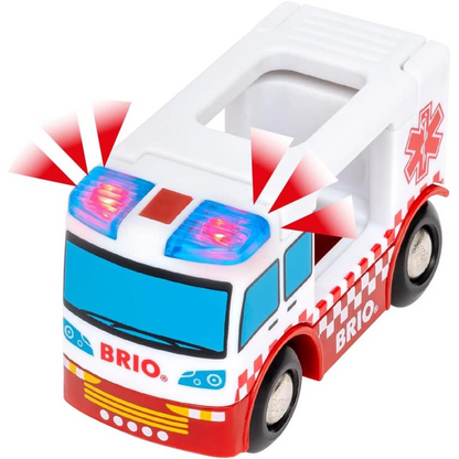 BRIO RESCUE TEAM TRAIN SET 44PCE