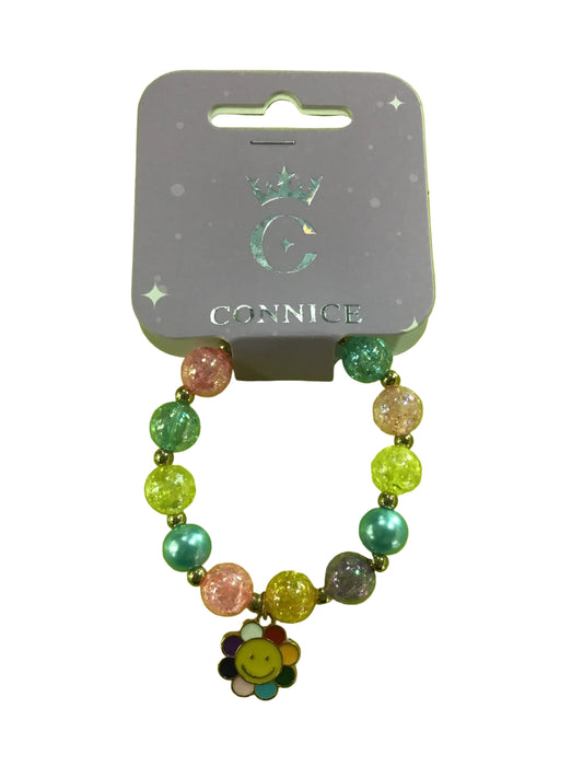 C/NICE HC00356 BEAD BRACELET W SUNFLOWER