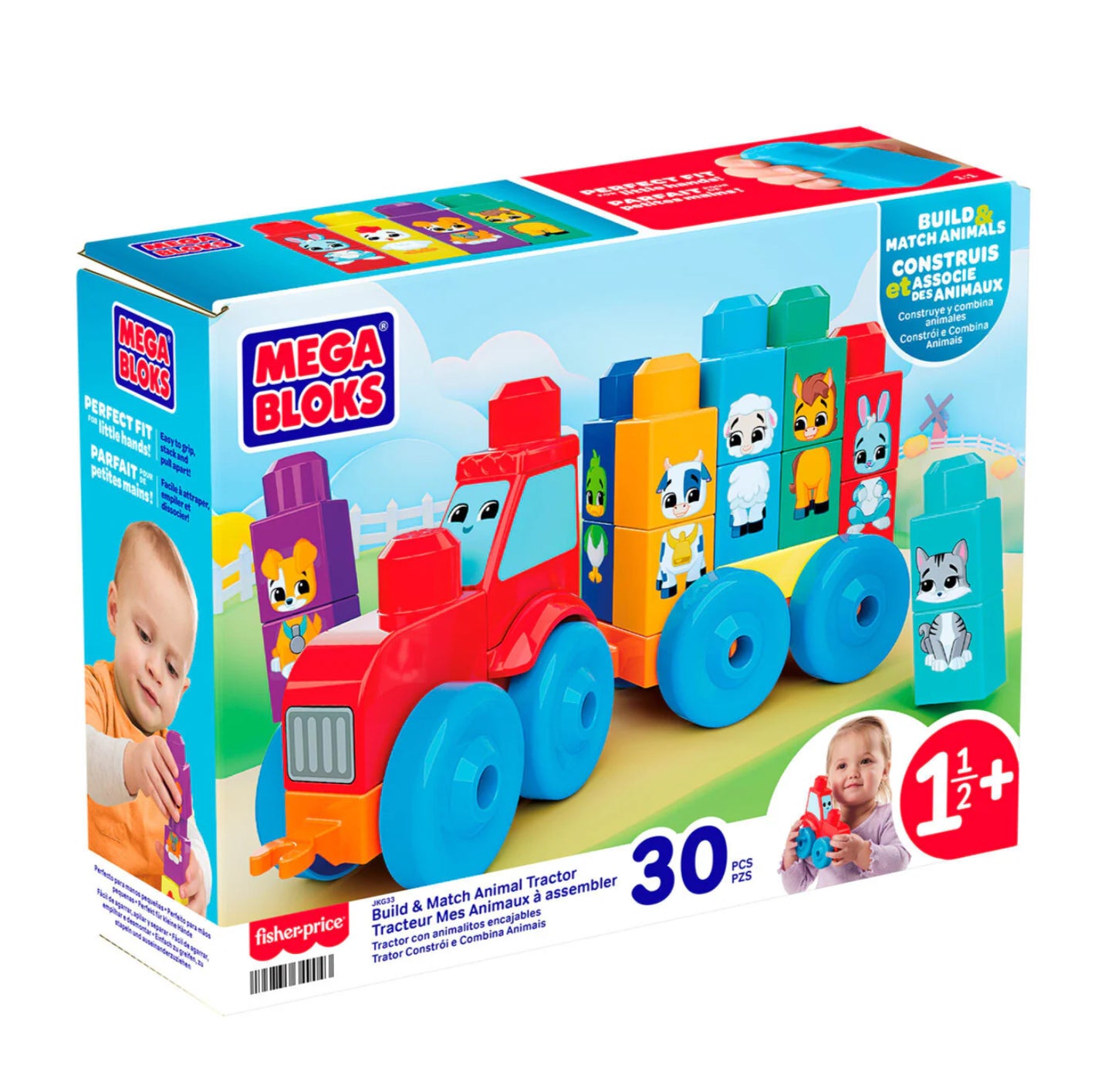 MEGA BLOKS BUILD & MATCH TRACTOR