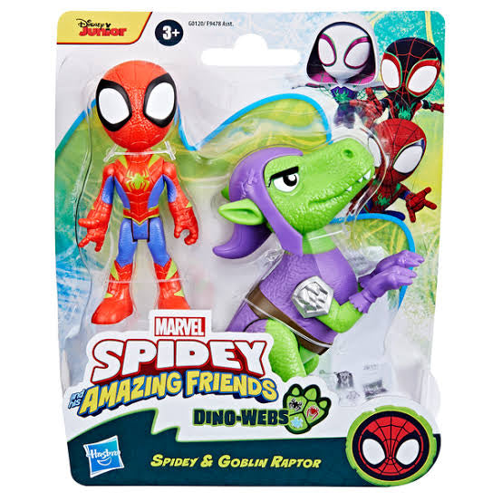 SAF SPIDEY & FRIENDS HERO DINO WEB AST
