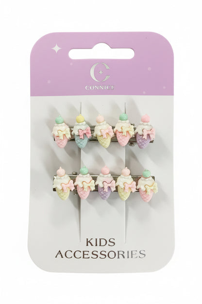 C/NICE HC11581 ICE CREAM HAIR CLIPS