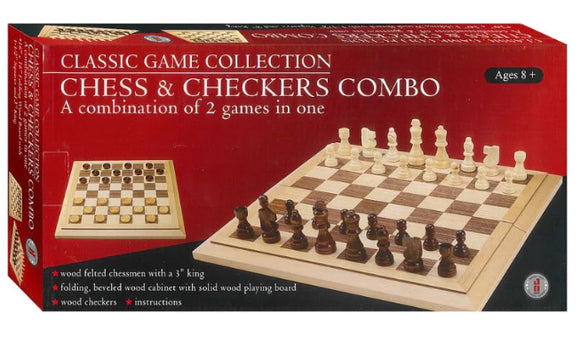 GAME CHESS & CHECKERS CLASSIC GAME