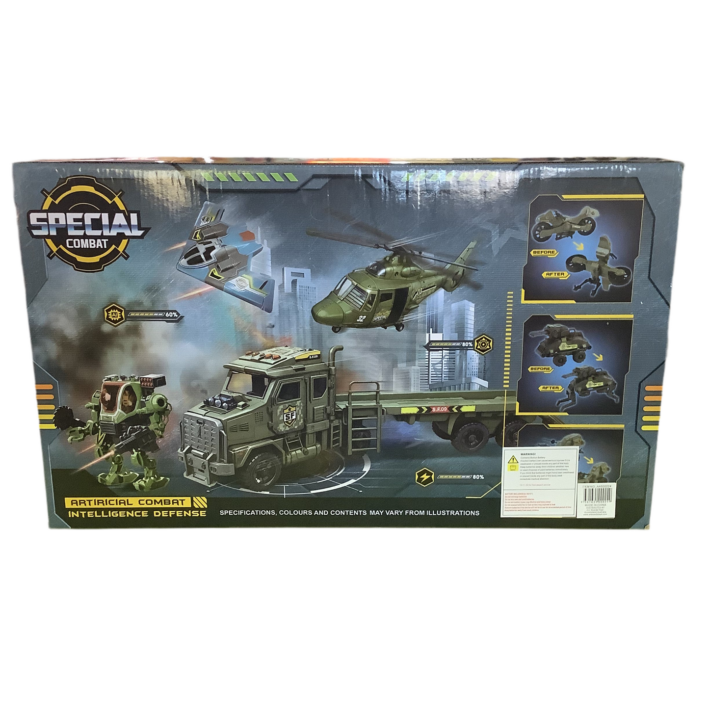 MILITARY TRANSPORTER PLAYSET LRG