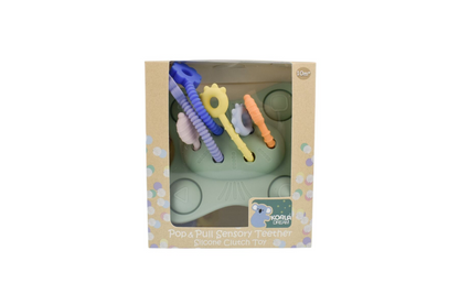 SILICONE POP & PULL SENSORY TEETHER