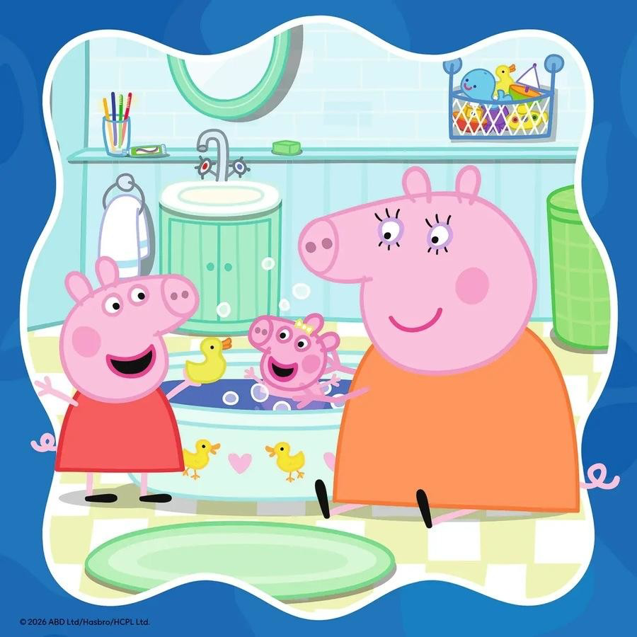 PUZZLE 3X49PC PEPPA PIG FAMILY FIRSTS