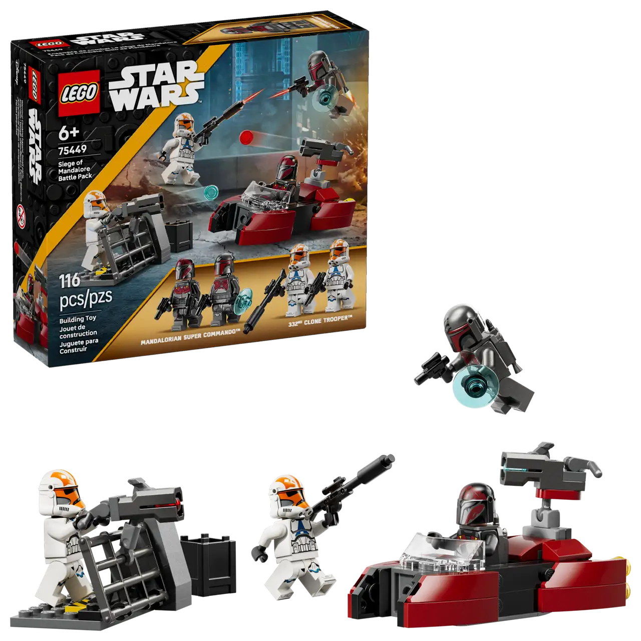 LEGO 75449 SW SIEGE MANDALORE BATTLE PK