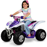 RIDE ON 12 VOLT YAMAHA RAPTOR PINK/PURPL