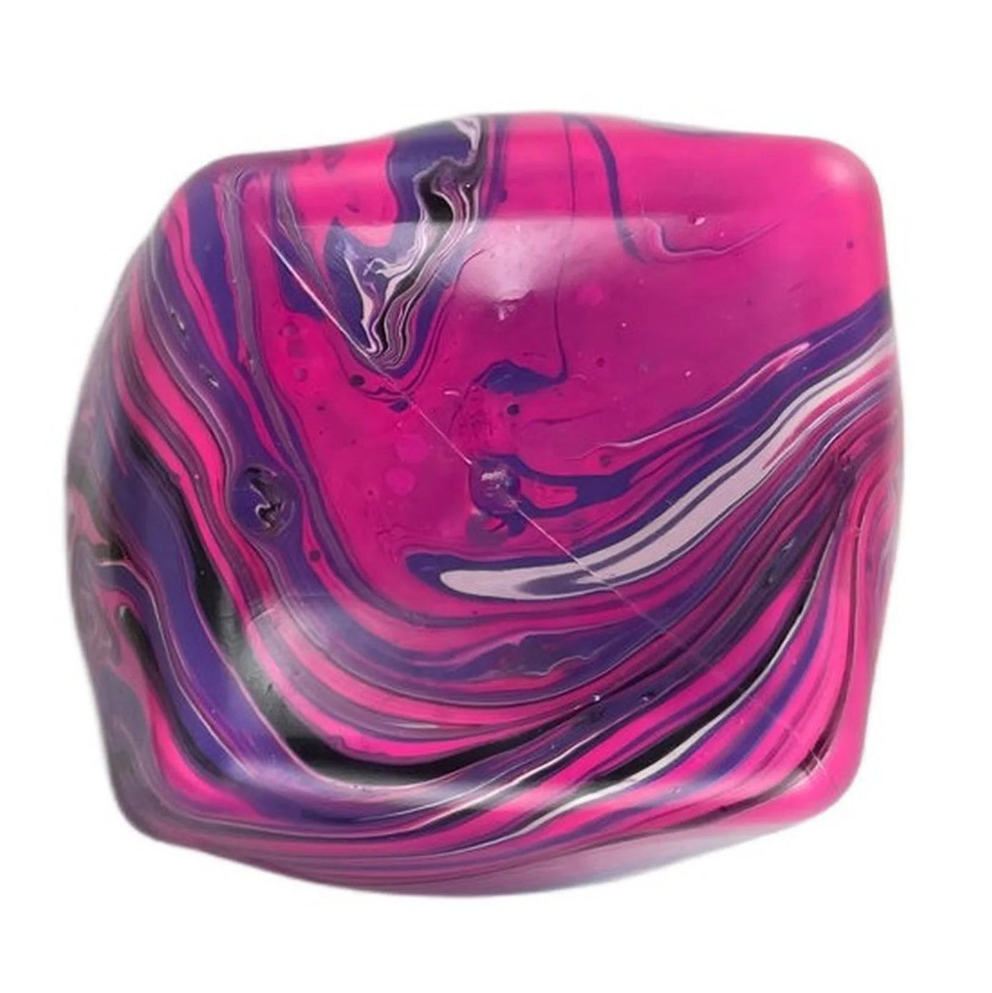 SQUEEZ BALL MARBLE CUBE AST