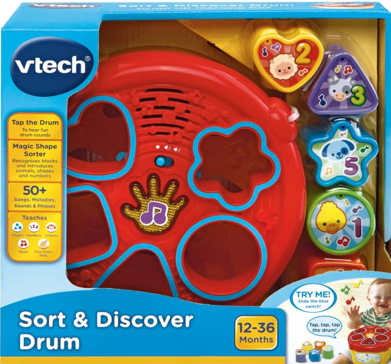 VTECH SORT & DISCOVERY DRUM