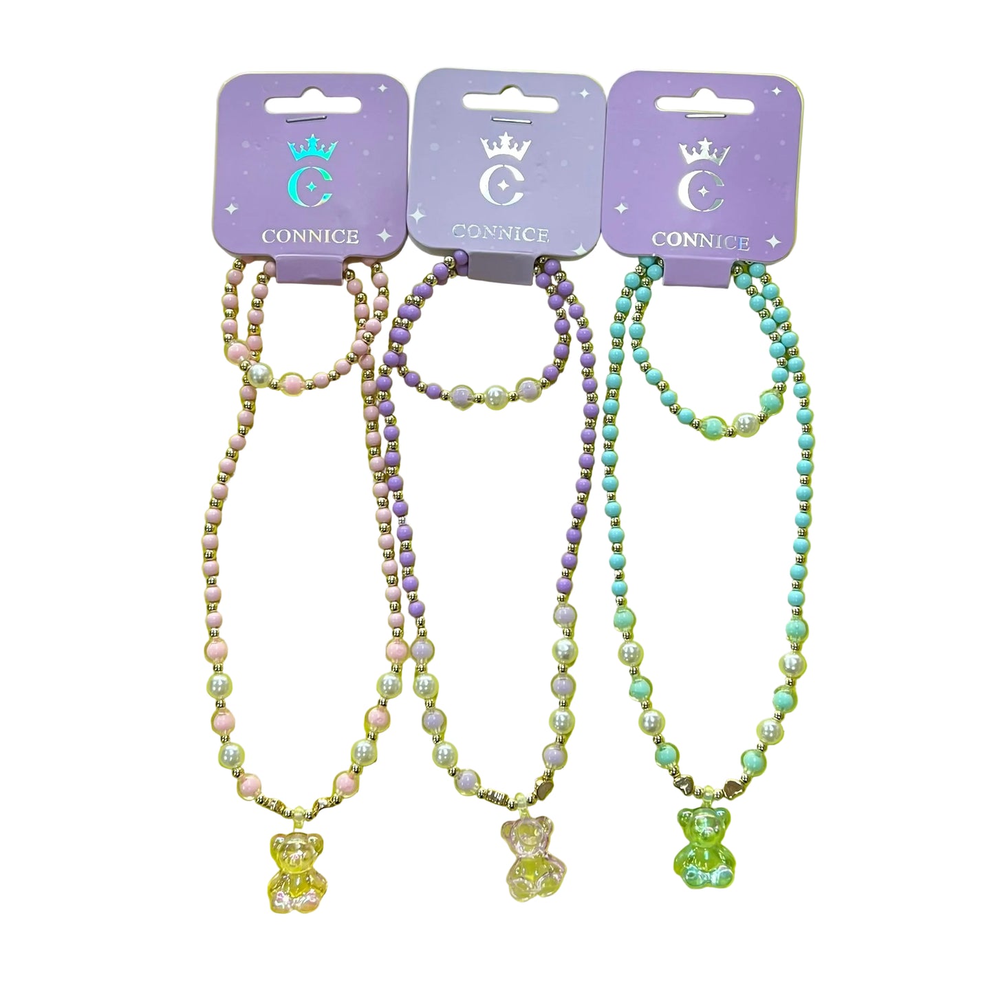 C/NICE HC10287 GUMMY BEAR JEWEL SET