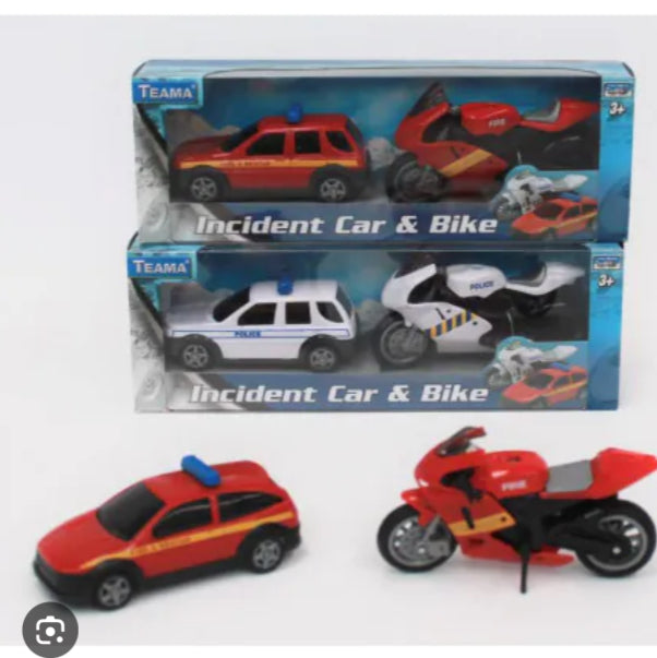 EMERGENCY INCIDENT CAR AND BIKE